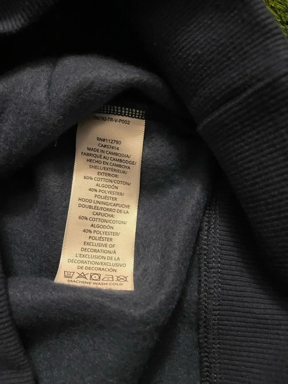 True Religion Buddha Navy Blue Hoodie Men’s Small New With Tags